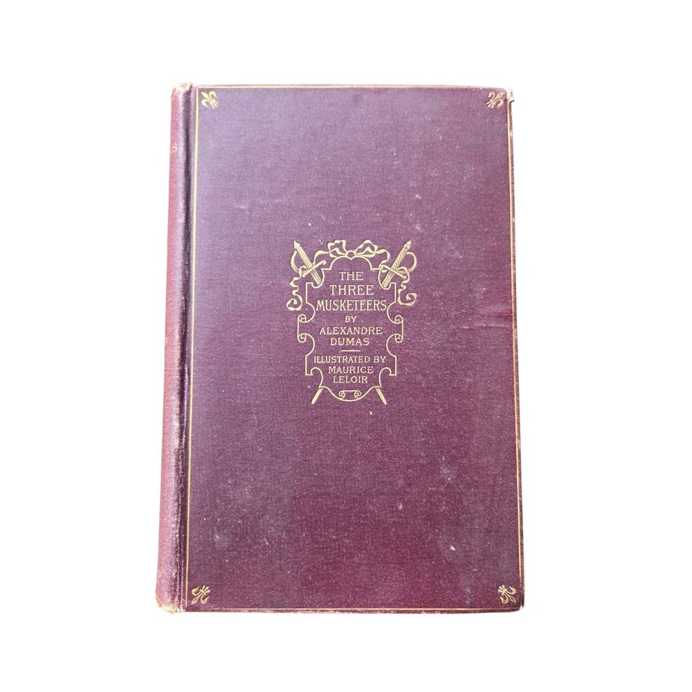 Alexandre Dumas - The Three Musketeers Vol I 1894 HC Illus. Leloir